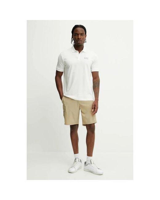 EA7 Polo Hemden in het White voor heren