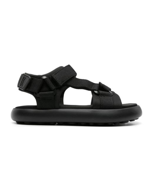 Camper Black Flat Sandals