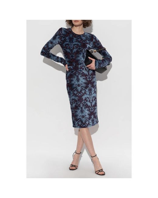 Etro Rokken ,Blauw ,Rok Met Een Fluwelen Afwerking in het Blue