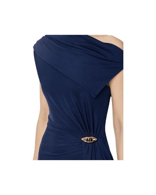Maxi Dresses Elisabetta Franchi de color Blue