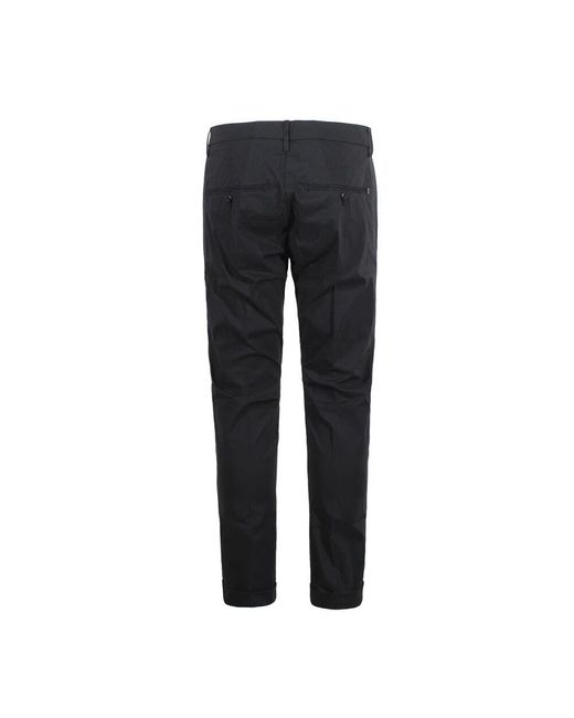 Dondup Black Suit Trousers for men