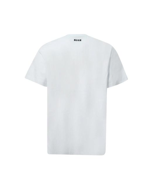 T-Shirts MSGM de hombre de color White