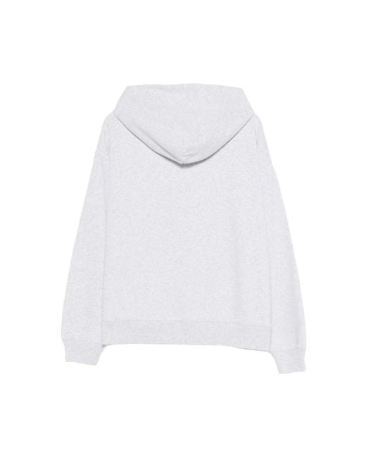 Sporty & Rich White Zip-Throughs