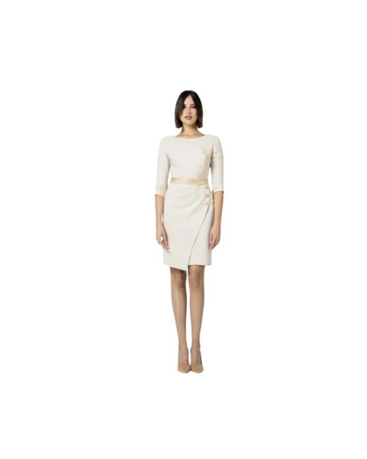 Hanita White Short Dresses