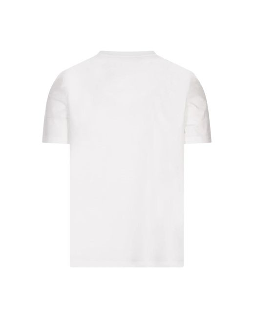 Marni Weißes Logo Jersey T-Shirt in White für Herren