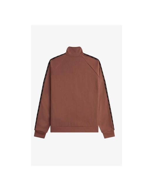 Fred Perry Brown Zip-Throughs for men