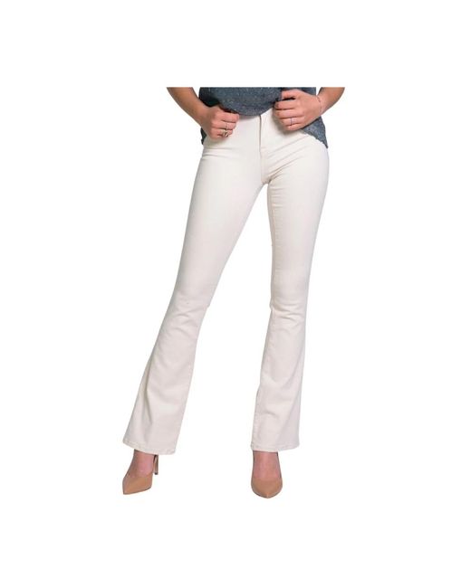 ONLY White Bootcut jeans frühling/sommer kollektion