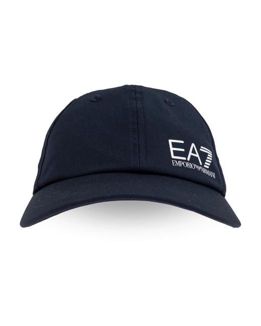 Caps EA7 en coloris Blue