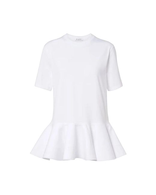Alaïa White T-Shirts
