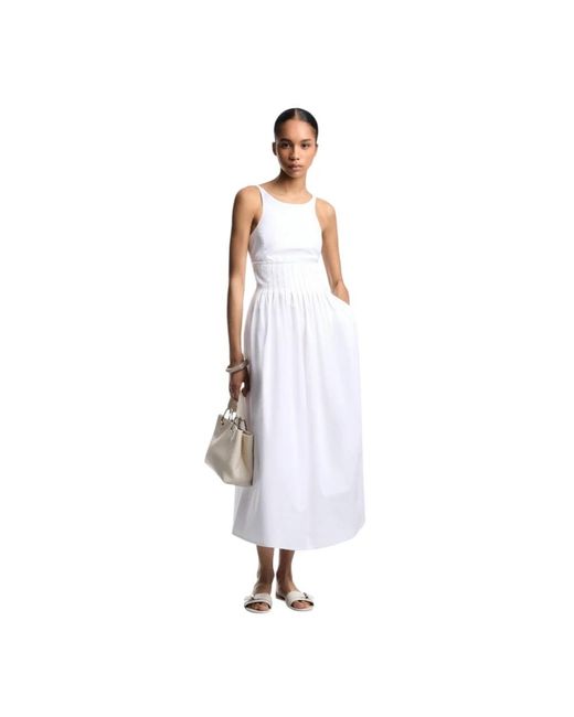 Emporio Armani White Midi Dresses