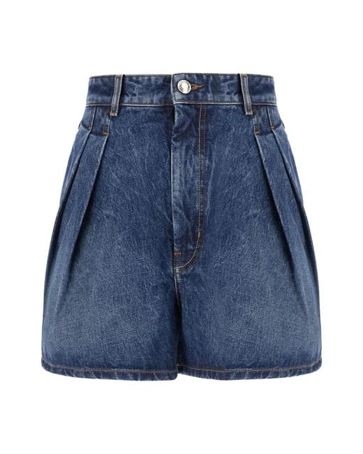 Sportmax Blue Denim Shorts