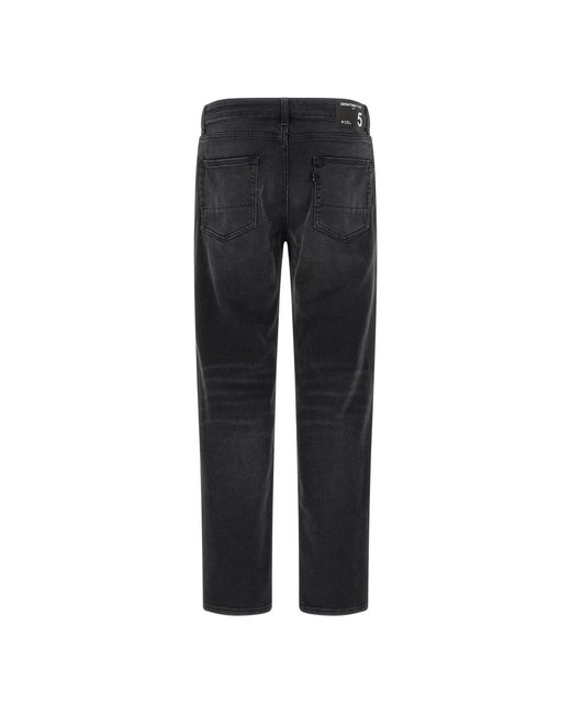 Department 5 Black Loose Fit Jeans for men