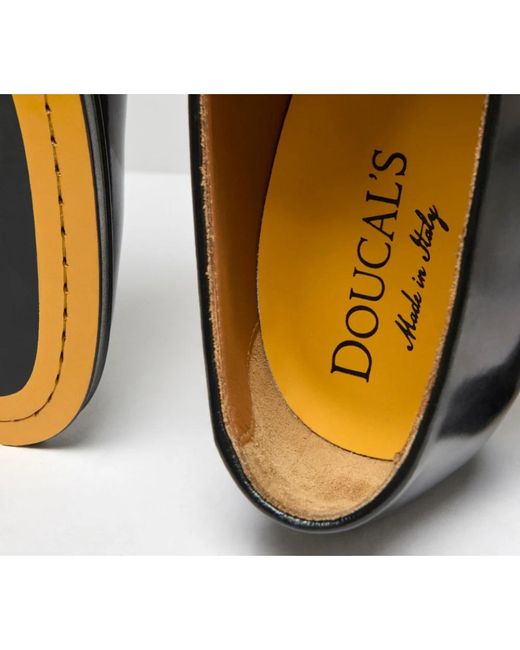 Doucal's Black Loafers for men