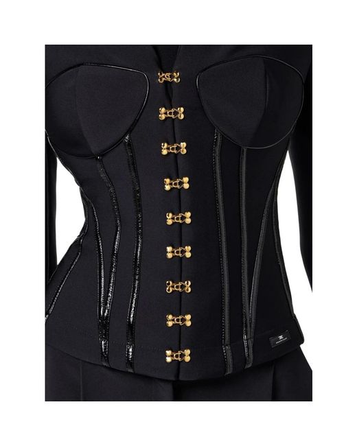 Elisabetta Franchi Blue Light Jackets