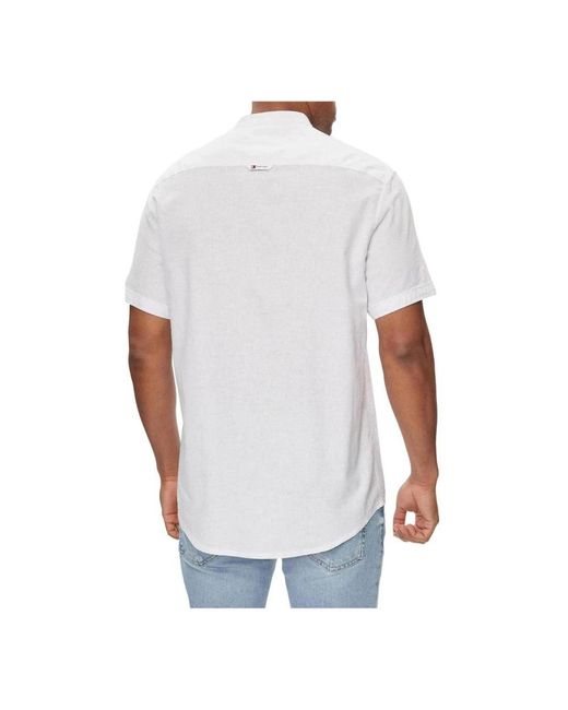 Tommy Hilfiger White Short Sleeve Shirts for men