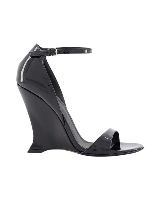 Ferragamo Black High Heel Sandals