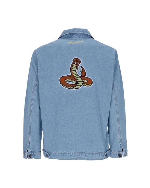 Denim Jackets Propaganda de hombre de color Blue