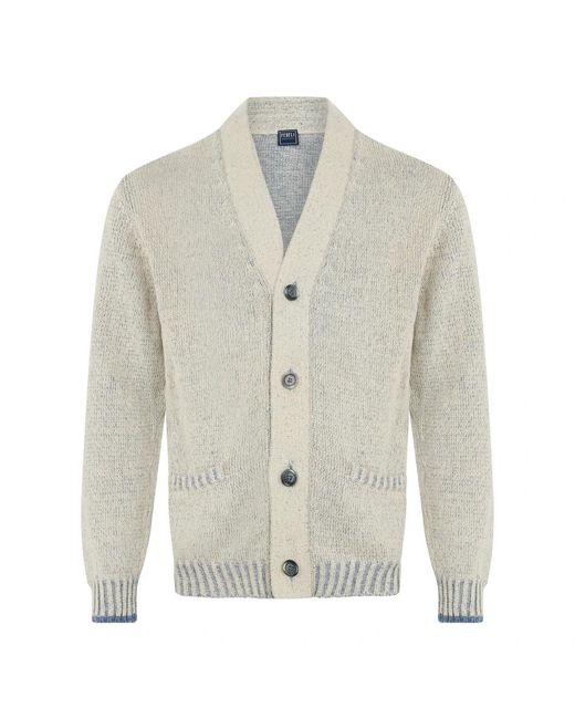 Fedeli Gray Cardigans for men