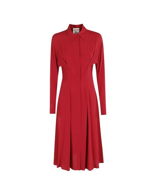 Semicouture Midi Dresses in het Red