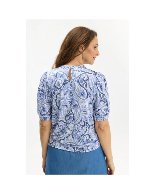 iN FRONT Blouses in het Blue