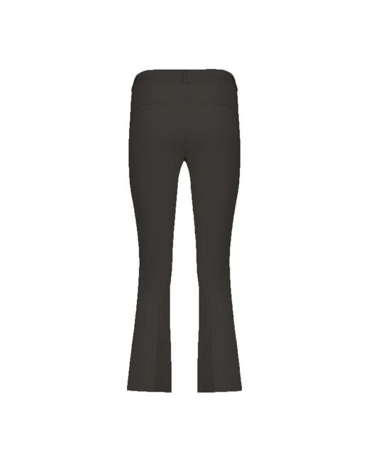 Herno Flared Broek in het Black