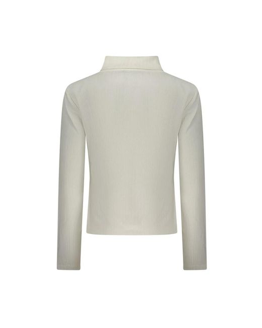 North Sails Truien & Vesten ,Wit ,Polyester Turtleneck Trui in het Gray