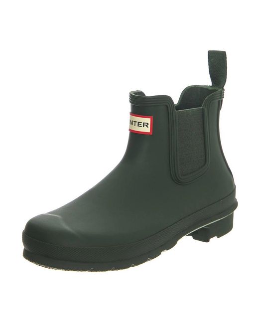 Hunter Green Ankle Boots