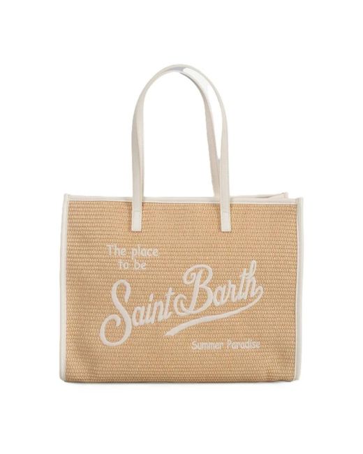 Mc2 Saint Barth Natural Shopping Bags