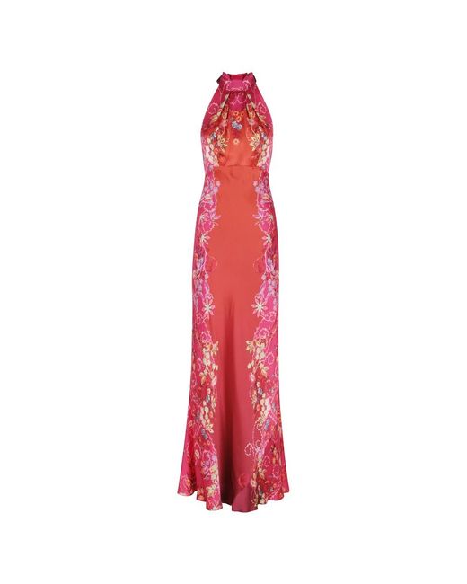 Gowns Saloni de color Red