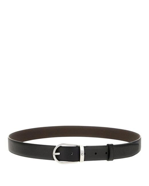 Montblanc Black Belts for men