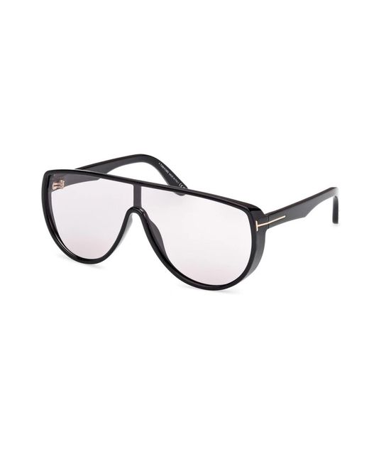 Tom Ford Accessoires ,Zwart ,Ft 1182 01A Zonnebrillen in het Black voor heren