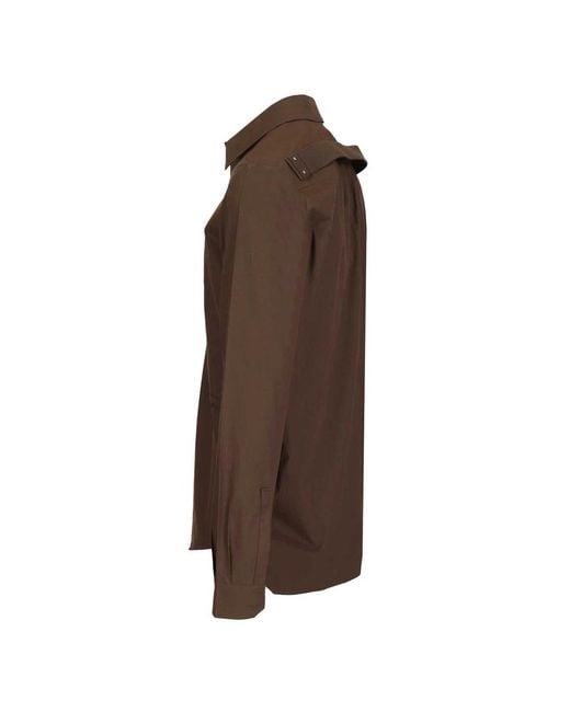 Rick Owens Brown Casual Shirts for men