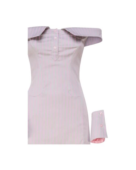 POSTER GIRL Purple Short Dresses