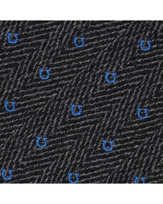 Ferragamo Black Ties for men