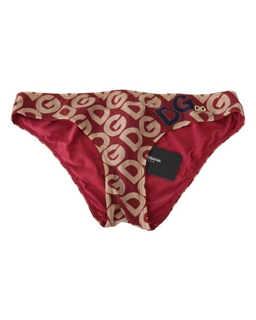 Dolce & Gabbana Red Bikinis