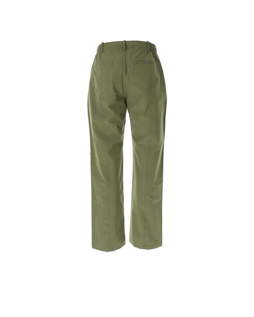 ANDERSSON BELL Green Wide Trousers for men