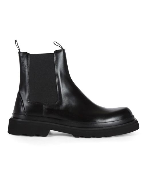 Fabi Black Chelsea Boots for men