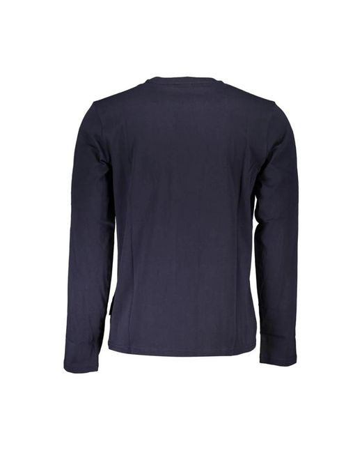 Napapijri Blue Long Sleeve Tops for men