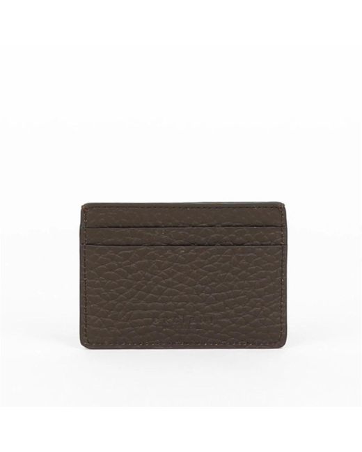 Orciani Accessoires ,Bruin ,Rfid Leren Kaarthouder Portemonnee in het Brown