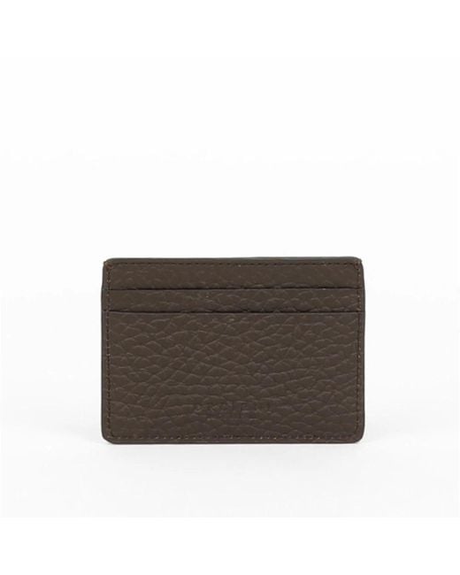Orciani Accessoires ,Bruin ,Rfid Leren Kaarthouder Portemonnee in het Brown