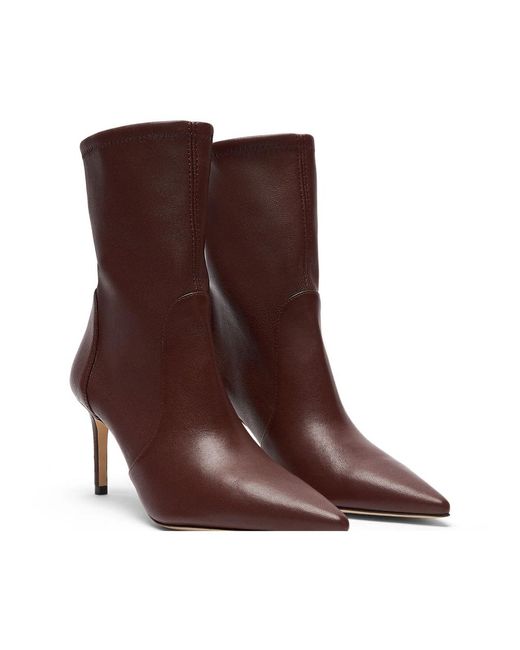 Stuart Weitzman Brown Heeled Boots
