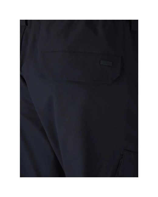 Herno Blue Slim-Fit Trousers for men