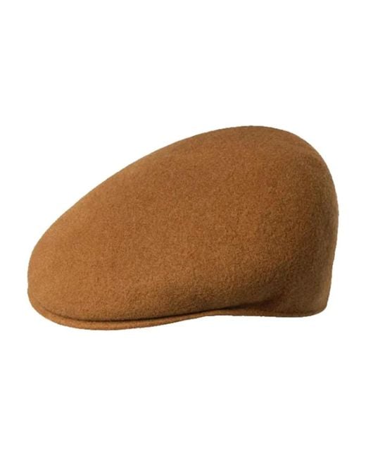 Kangol Brown Wool 504 Cap