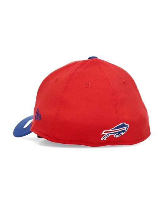 KTZ Nfl buffalo bills gebogener schirmkappe in Red für Herren