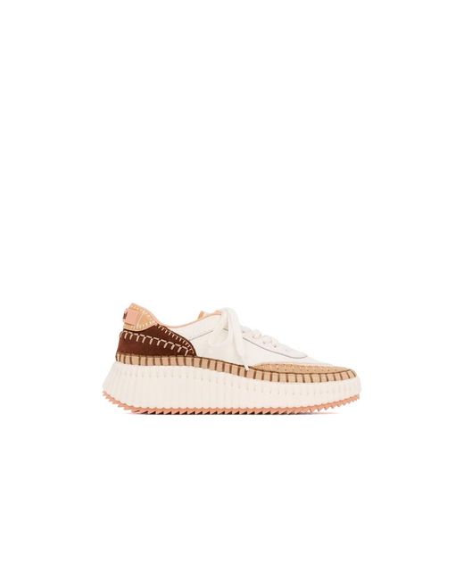 Chloé Nama Sneaker in het Pink