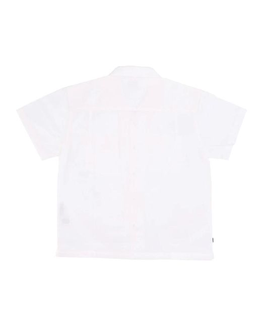 Obey Sunrise gewebtes hemd kurzarm t-shirt in White für Herren