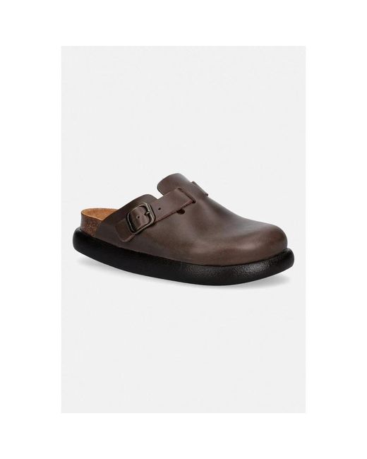 Mules Scholl en coloris Brown