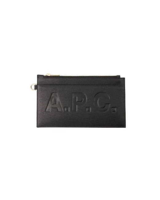 A.P.C. Black Plastik handtaschen
