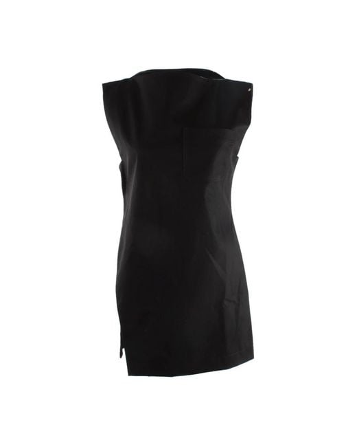 Sportmax Black Short Dresses