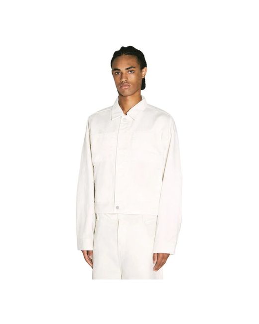 Entire studios White Denim Jackets for men